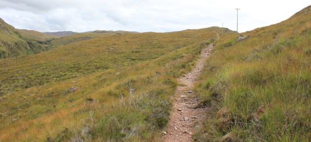 16 climbing away from the River Toscaig, to Airigh-Drishaig, Ruth's coastal walk, Applecross Peninsula