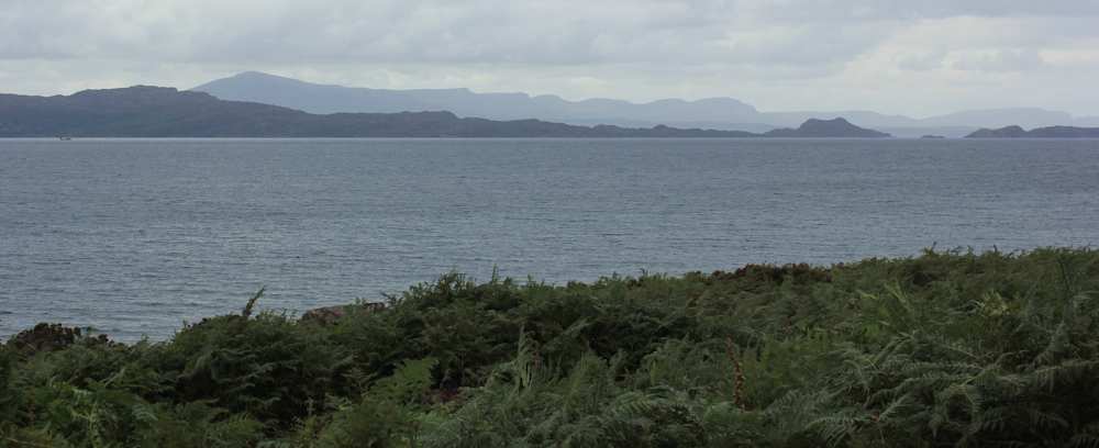 21 last view from car park at Sand, Applecross, Ruth's coastal walk around Britain