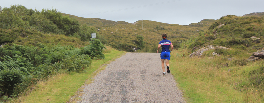 29 Scottish runner, Ruth walking the coast of Scotland, Applecross