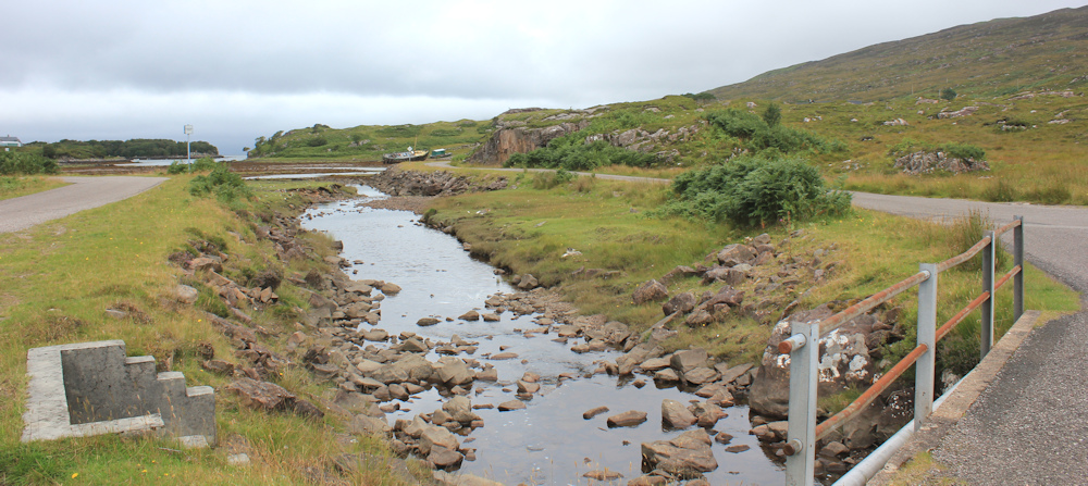 30 back on the road to Camusterrach, Ruth walking the coast of Scotland, Applecross
