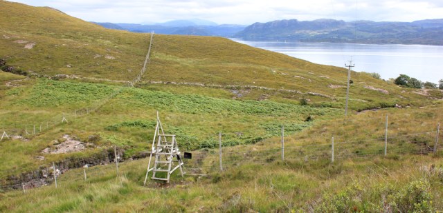 31 down to deer fence, to Airigh-Drishaig, Ruth's coastal walk, Applecross Peninsula