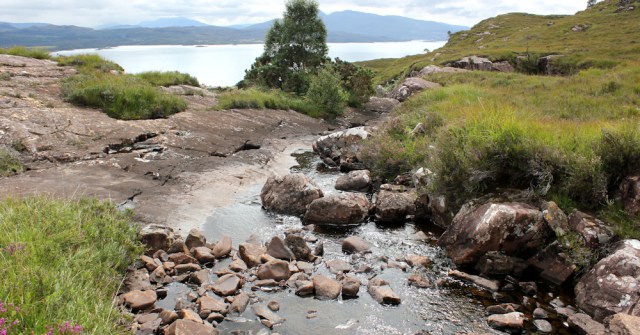 34 Allt Maol Fhraochach, to Airigh-Drishaig, Ruth's coastal walk, Applecross Peninsula