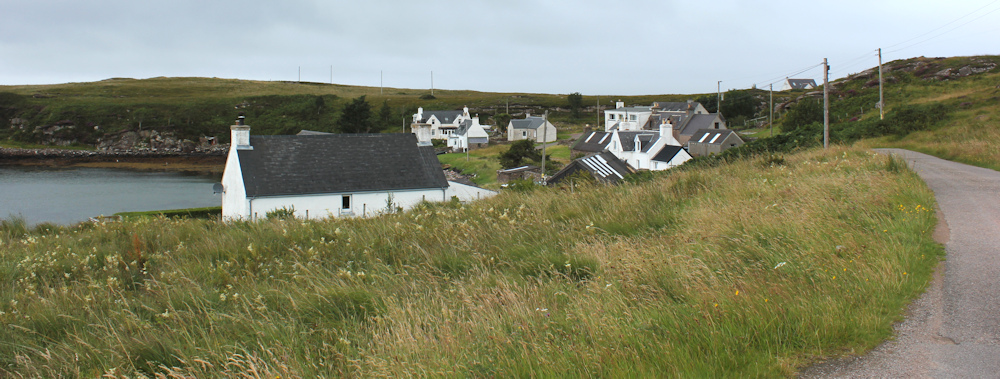 36 road through Camustiel, Ruth walking the coast of Scotland, Applecross