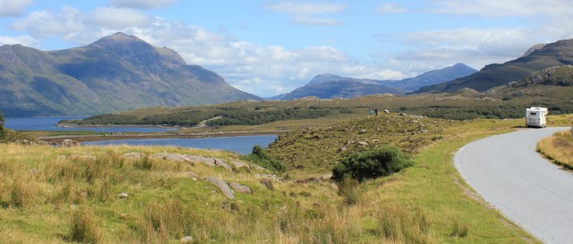 05 Ob Mheallaidh, road to Torridon, Ruth's coastal walk around Scotland