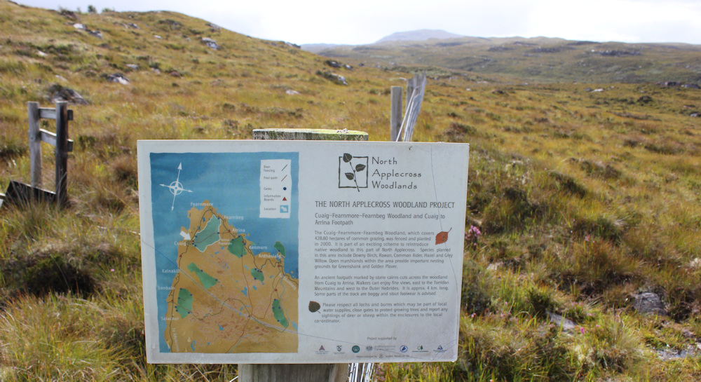 06 North Applecross Woodland project, Ruth hiking around coast of Applecross, Scotland