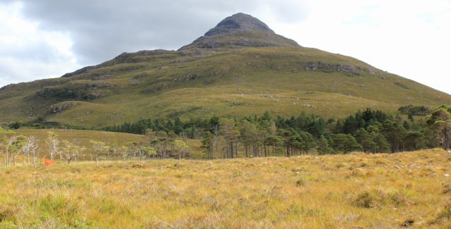 14 mountain, from path to Annat, Ruth's coastal walk around Scotland