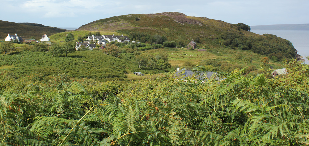 32 Arrisa from the road, Ruth's coastal walk north coast of Applecross, Scotland