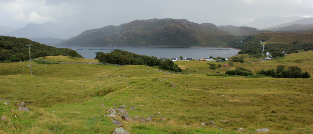 36 footpath to Kenmore, Ruth hiking the north coast of Applecross, Scotland