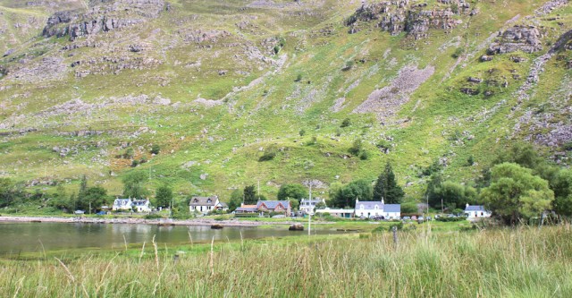 015 nearly at Fasag, Ruth walking the coast of north-west Scotland