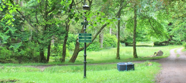 027 Narnia Lamp Post, Ruth walking the coast through theTorridon Estate, Scotland